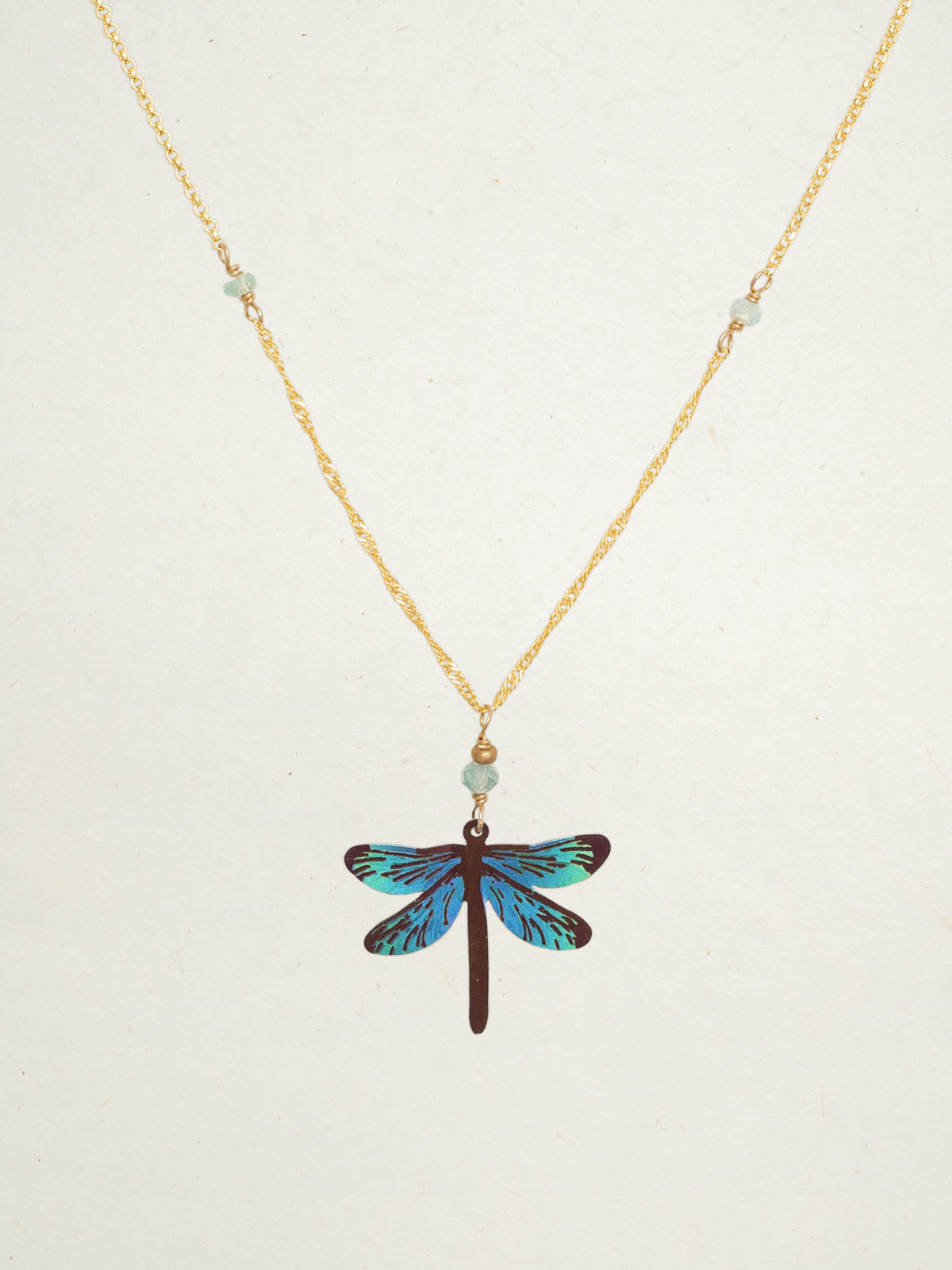 Turquoise Dragonfly Dreams Pendant Necklace