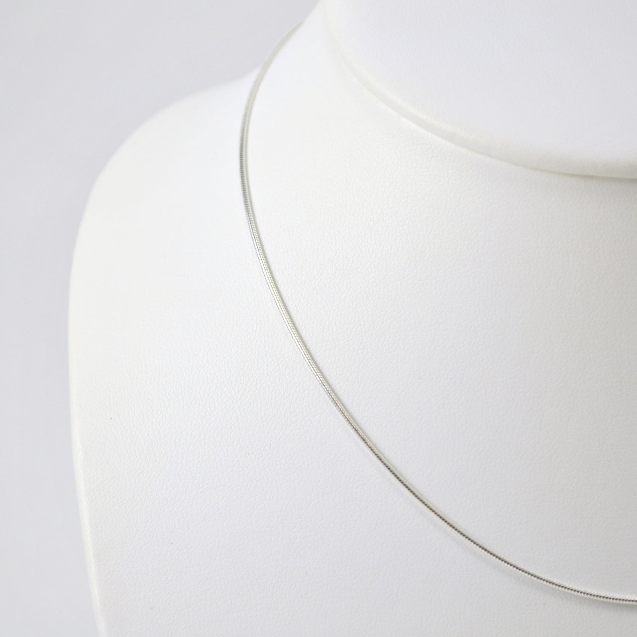 Alt View Sterling Silver 16 Inch Snake 025 Chain