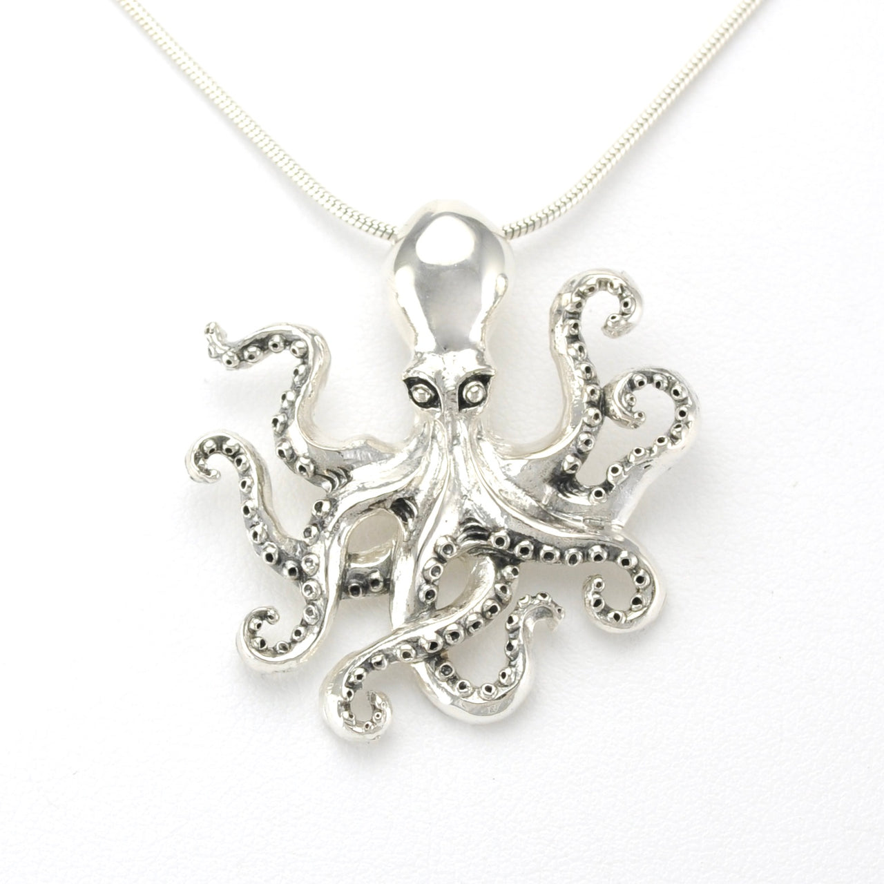 Sterling Silver Octopus Small Pendant