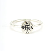 Sterling Silver Compass Ring