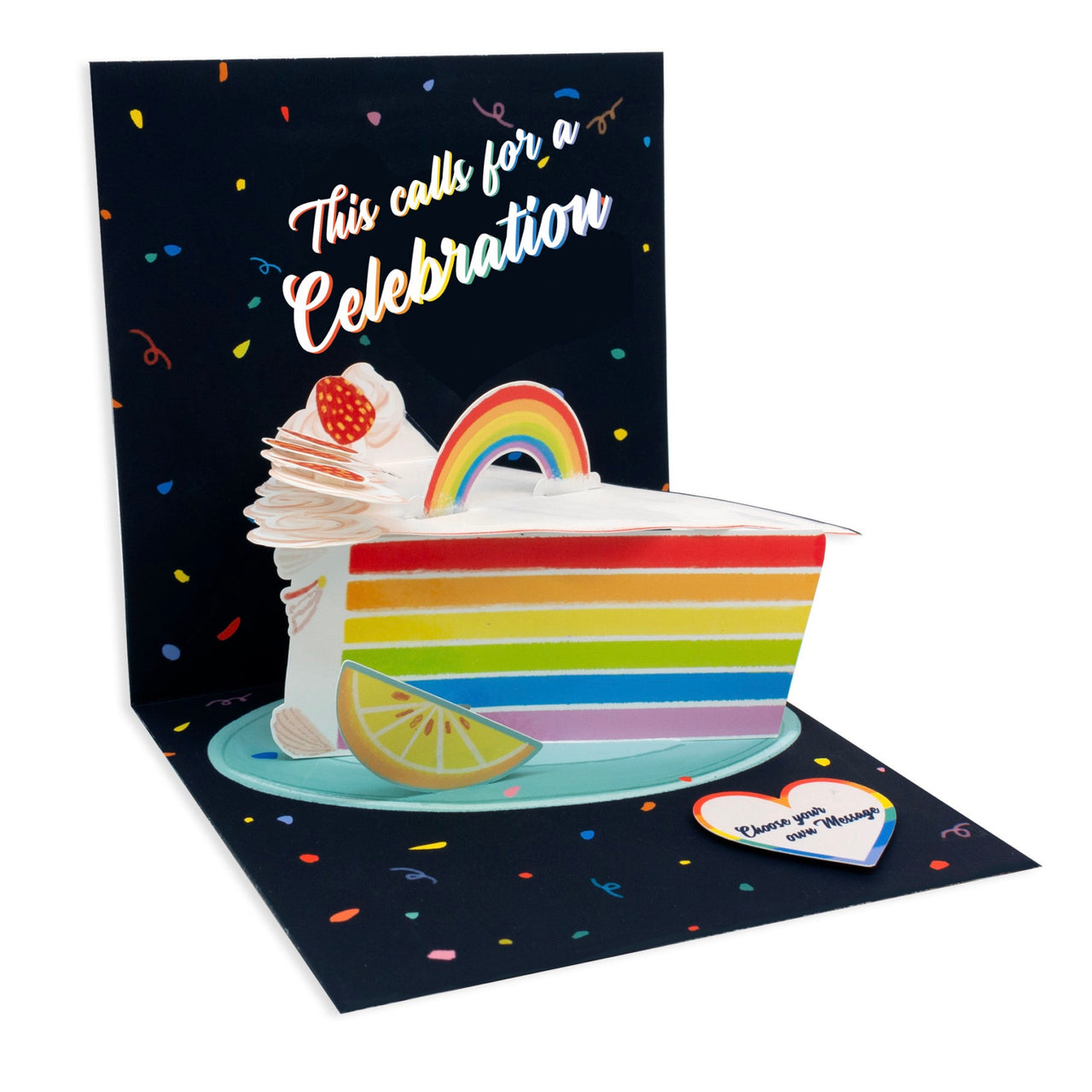 Rainbow Cake Treasures Greeting Card