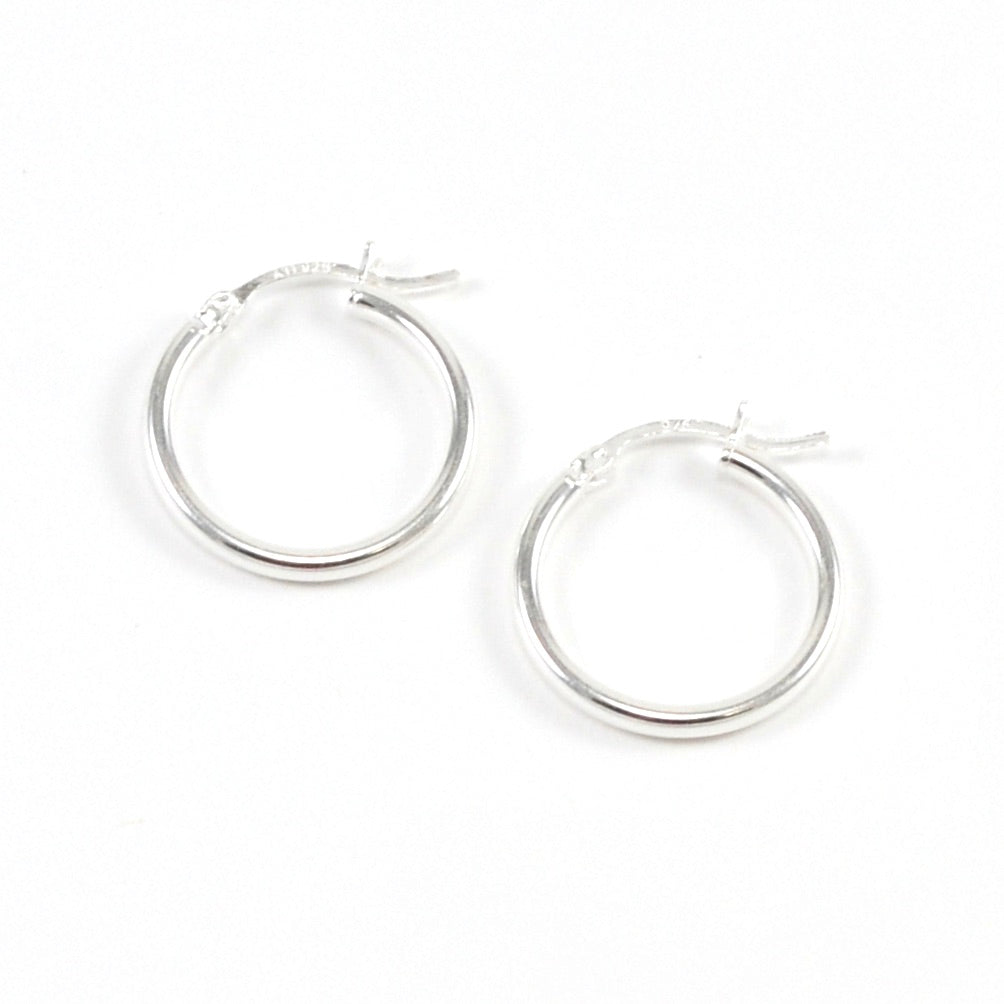 Sterling Silver 2x20mm Hoop