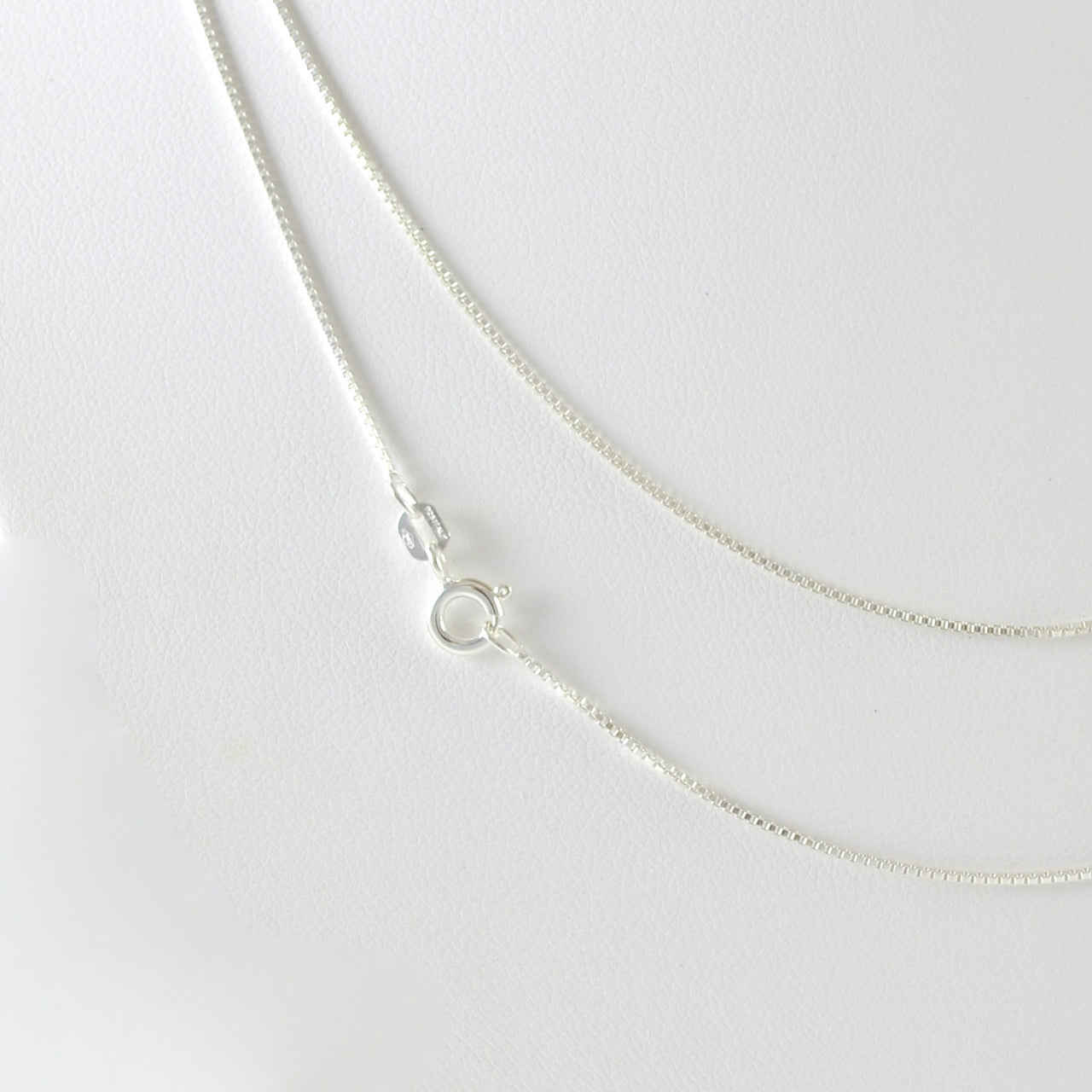 Alt View Sterling Silver 20 Inch Box 015 Chain