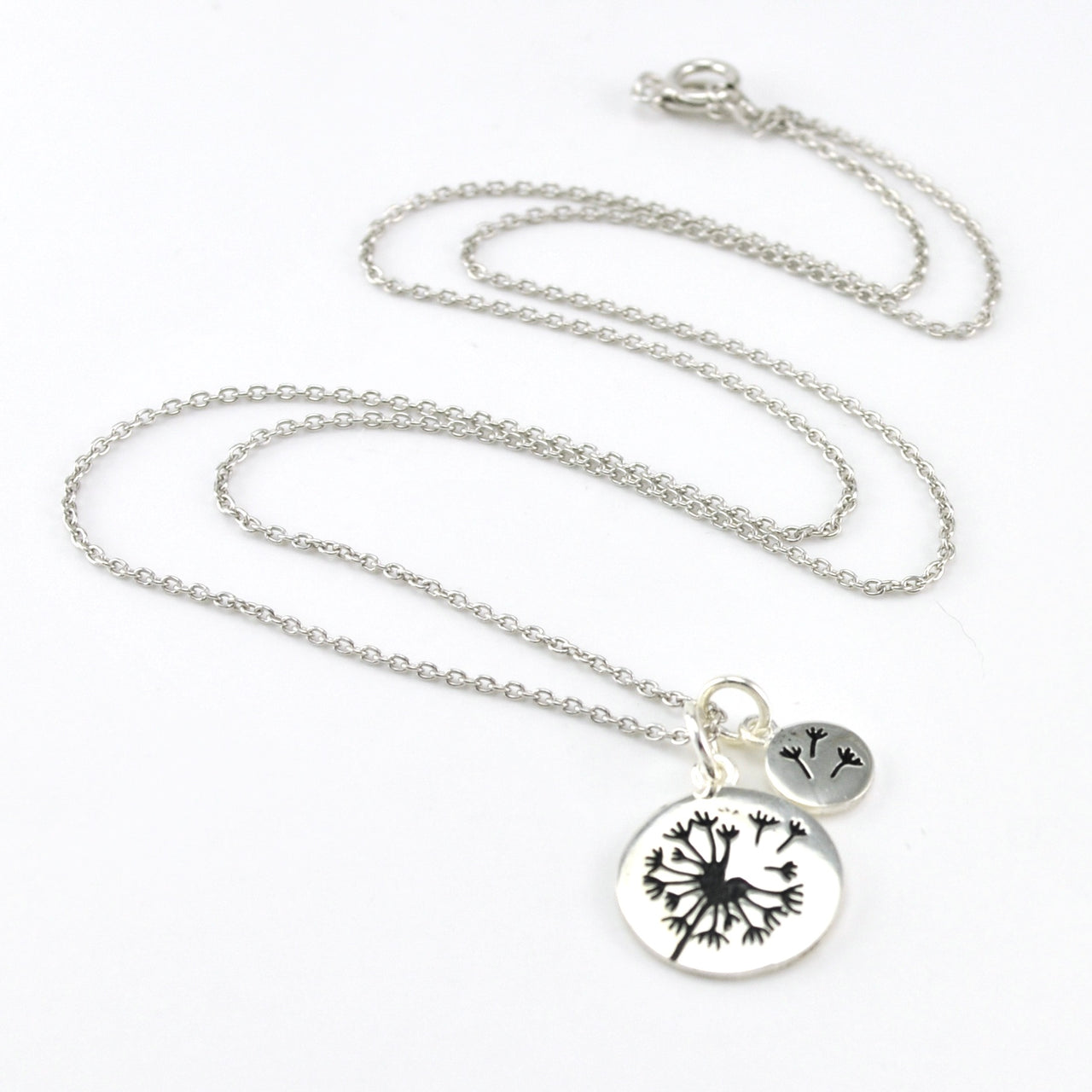 Sterling Silver Dandelion Necklace