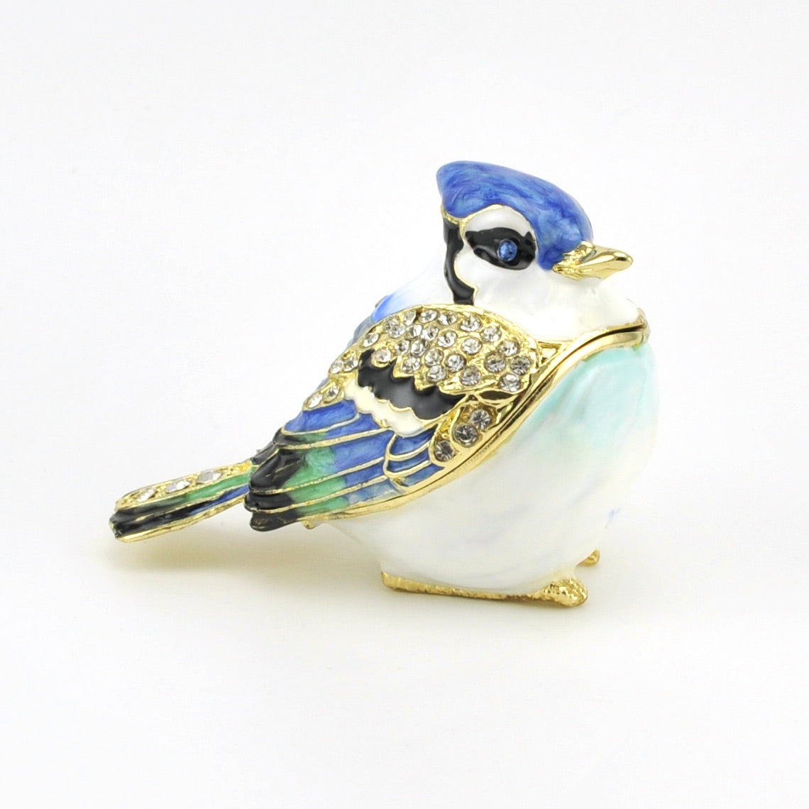 Blue Jay Enamel Box