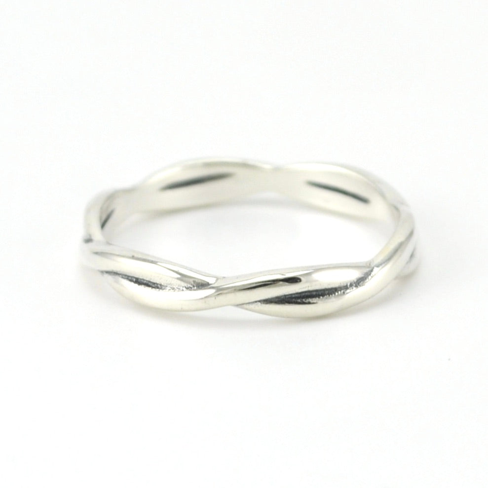 Sterling Silver Braided Band