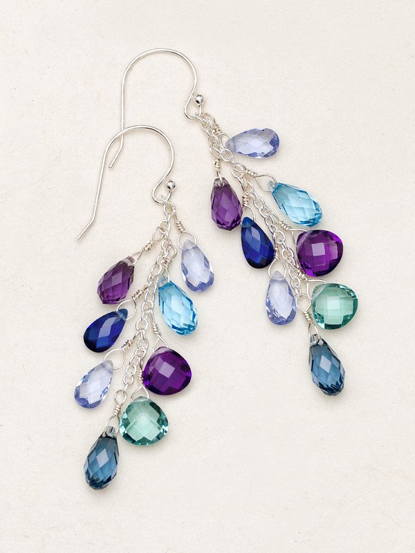 Atlantic Lorelei Cluster Earrings