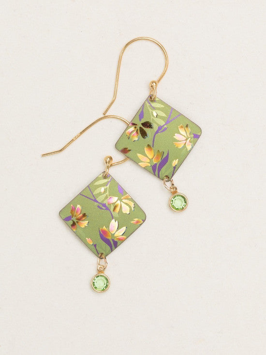 Green Garden Sonnet Earrings