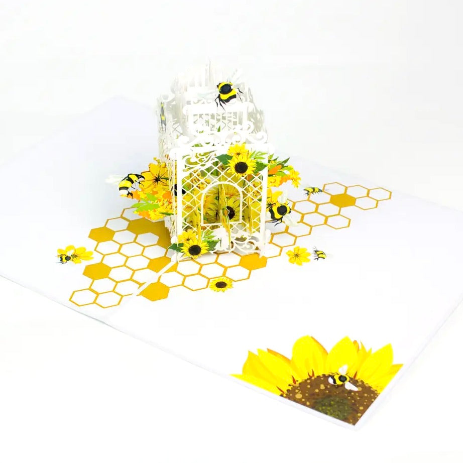 Bees Pop Up Card