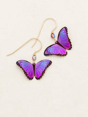 Ultra Violet Bella Butterfly Earrings