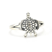 Alt View Sterling Silver Sea Turtle Ring