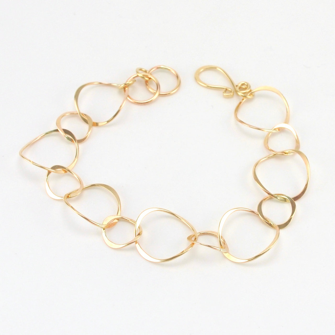 Gold Fill Circle Link Bracelet