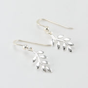 Sterling Silver Branch Dangle Earrings