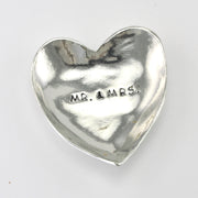 Alt View Pewter Mr and Mrs Charm Bowl