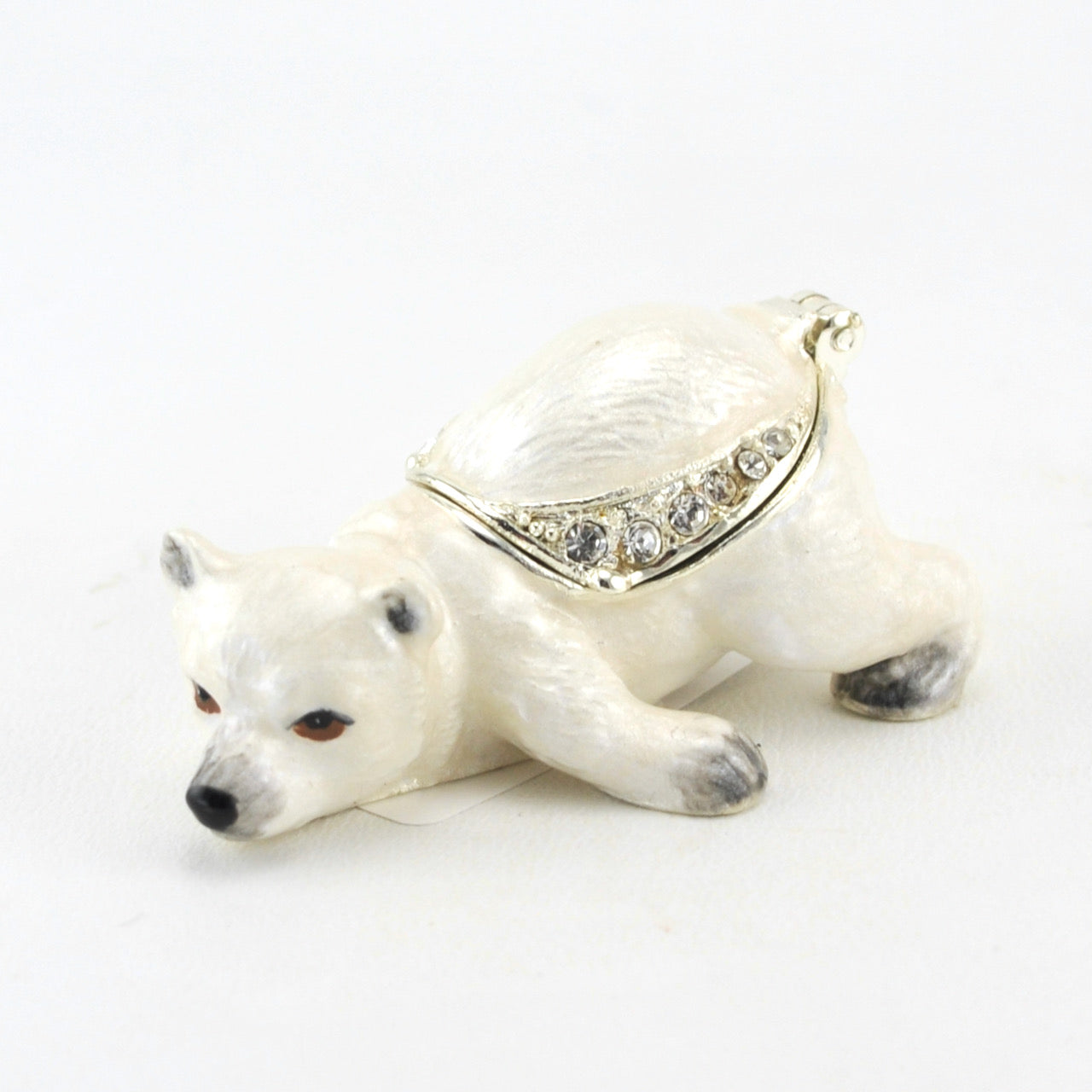 Polar Bear Enamel Miniature Box