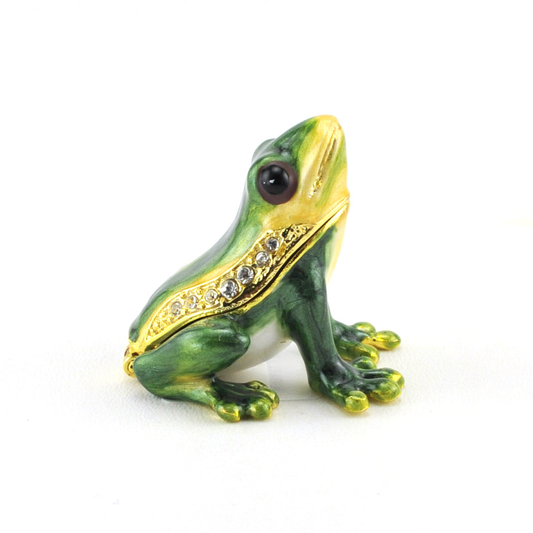 Frog Enamel Miniature Box