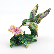 Hummingbird Enamel Box