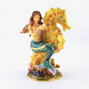 Seahorse with Mermaid Enamel Box