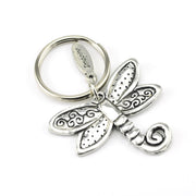 Handcrafted Pewter Dragonfly Key Chain