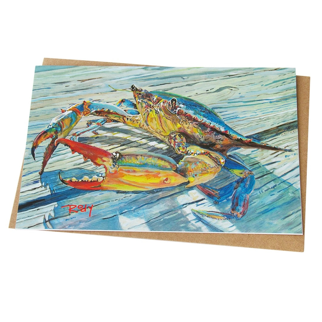 Dock O'da Bay Blue Crab Note Card