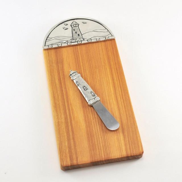 Lighthouse Cutting Board with Pate Knife