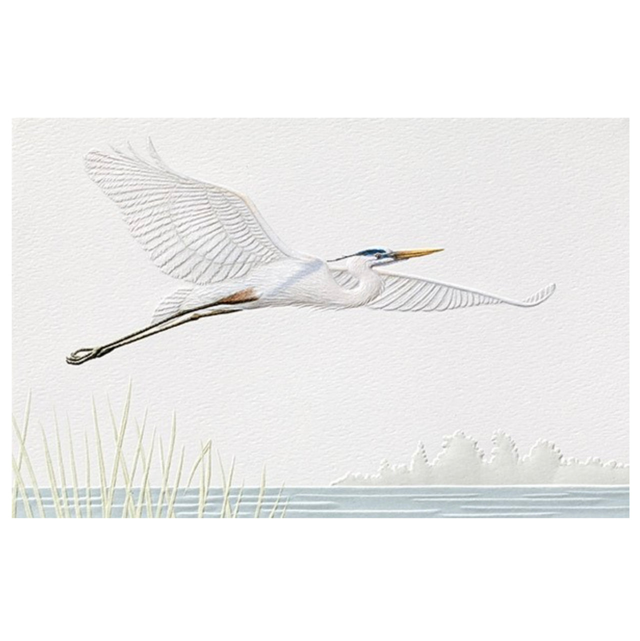 Blue Heron Birthday Card