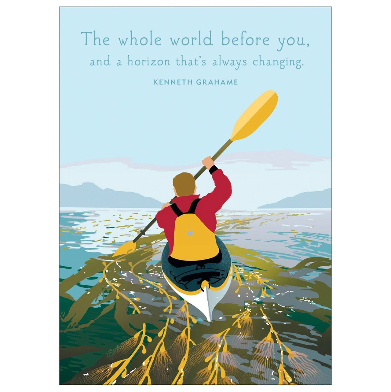 Kayak Birthday Card