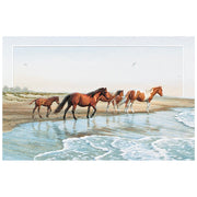 Chincoteague Ponies Birthday Card