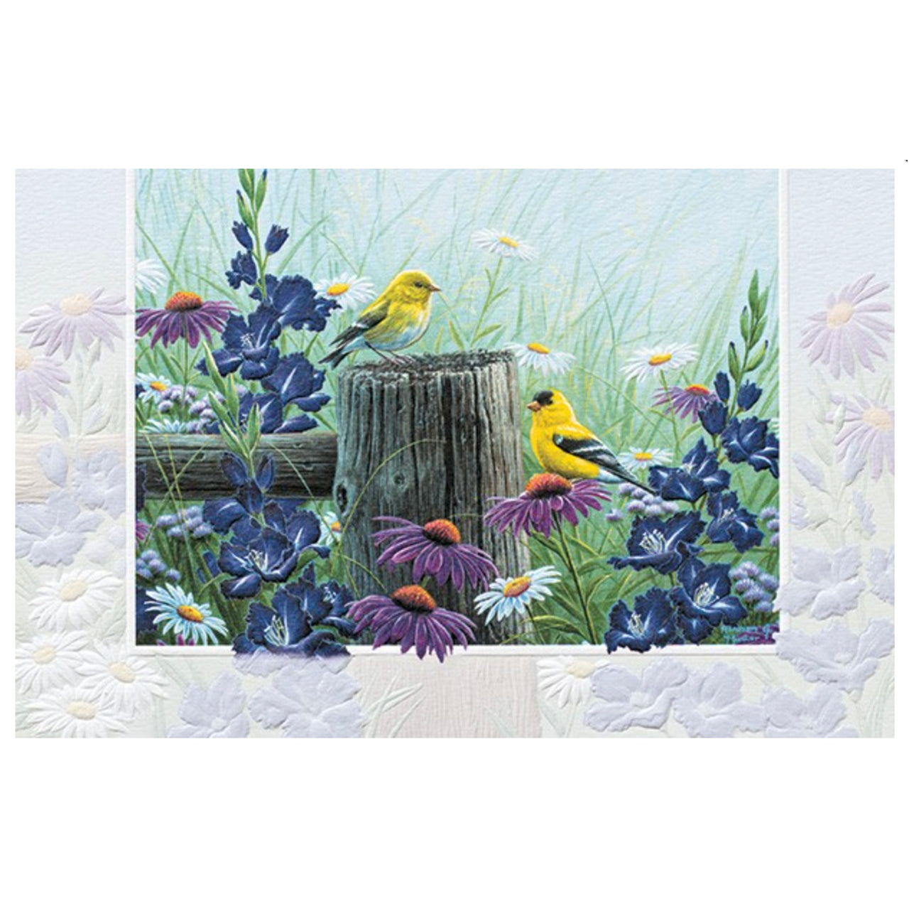 Goldfinch Meadow Birthday Card