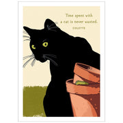 Black Cat Birthday Card