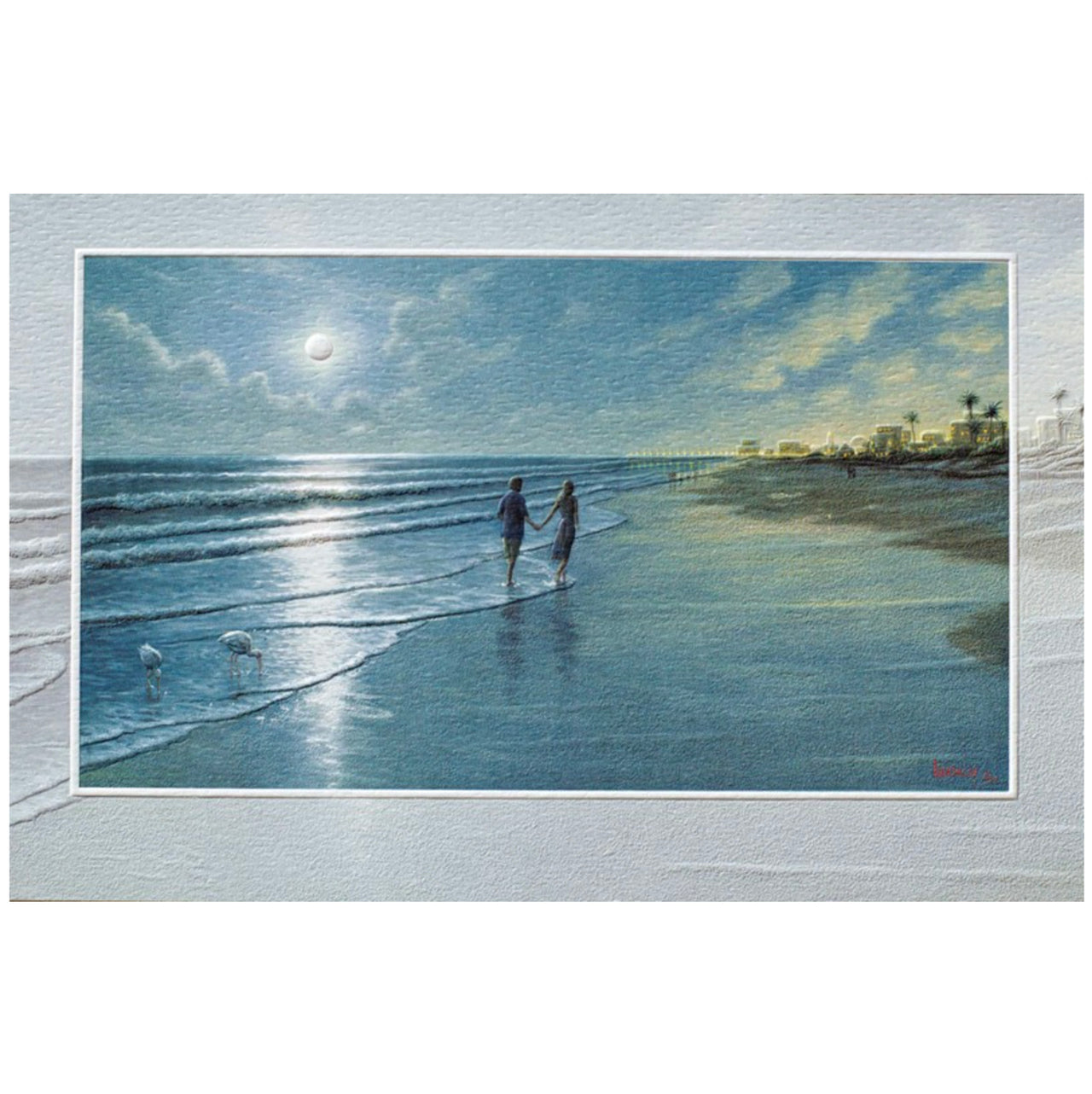 Romantic Moon Anniversary Card