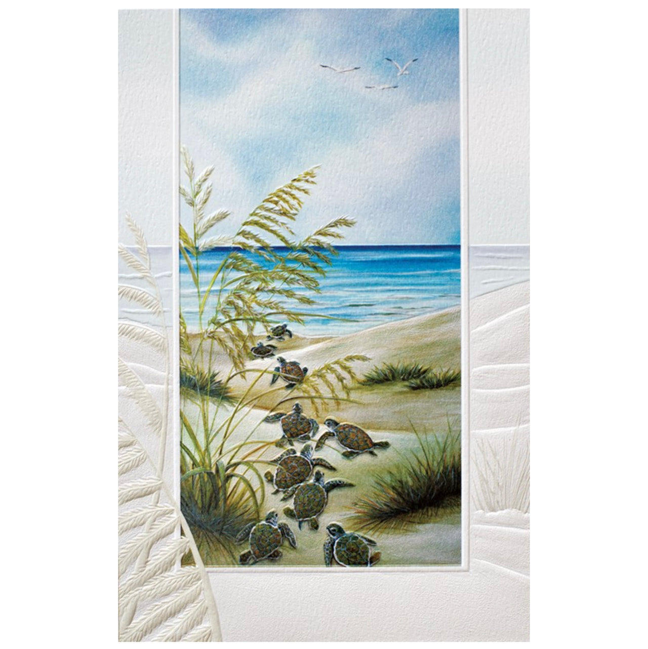 Turtle March Encouragement Card