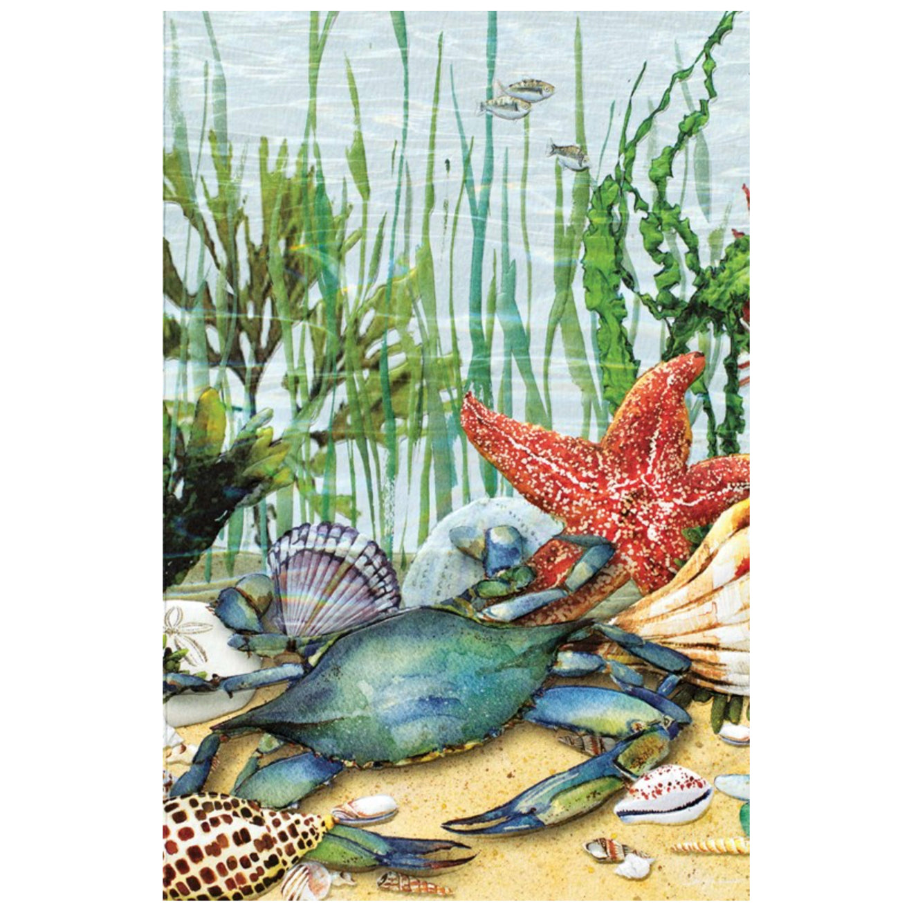 Under Sea Blue Friendship Card