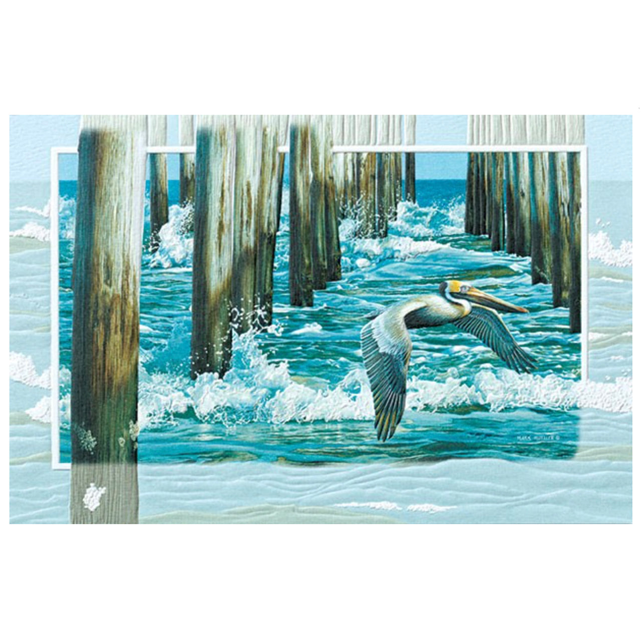 Fishing Pier Birthday Card
