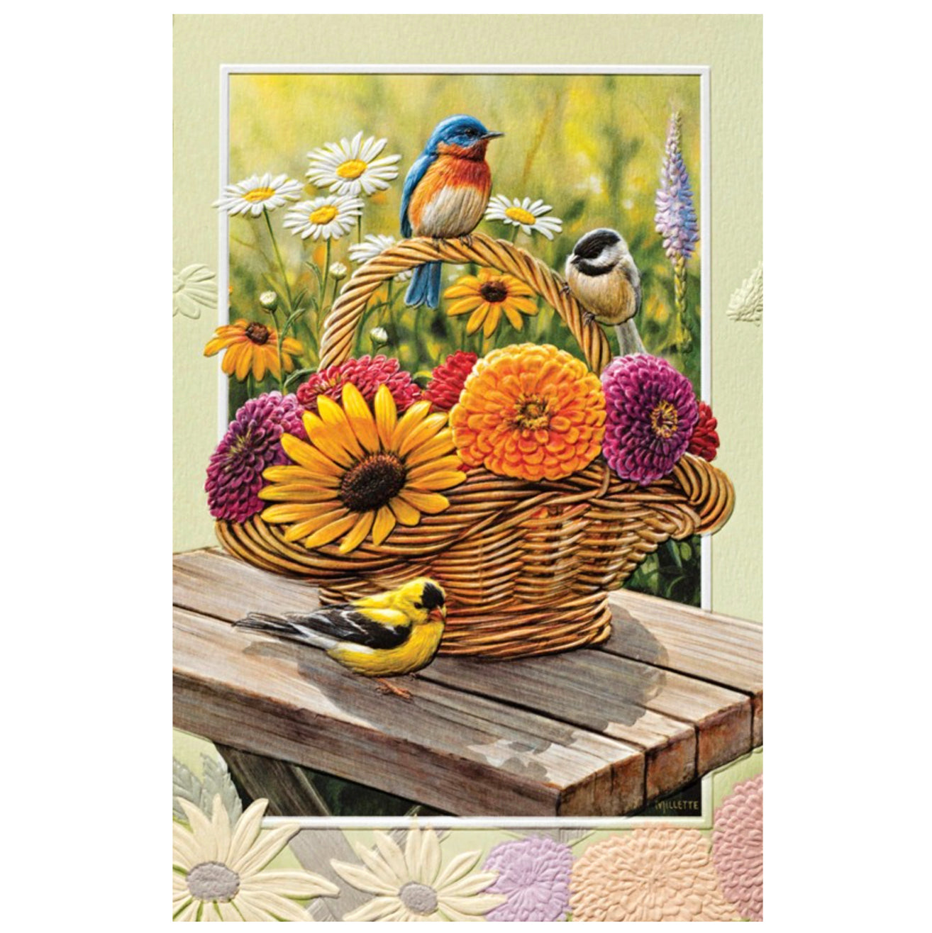 Summer Bouquet Birthday Card