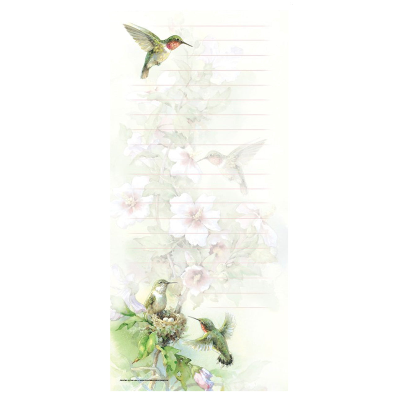 Hummingbird Hello Note Pad