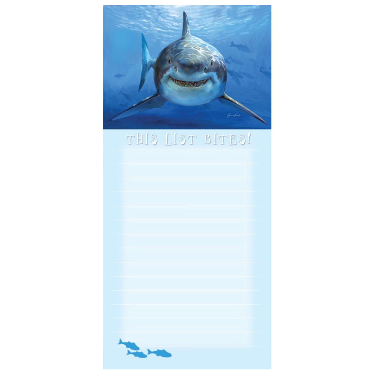 Smiley Shark Note Pad