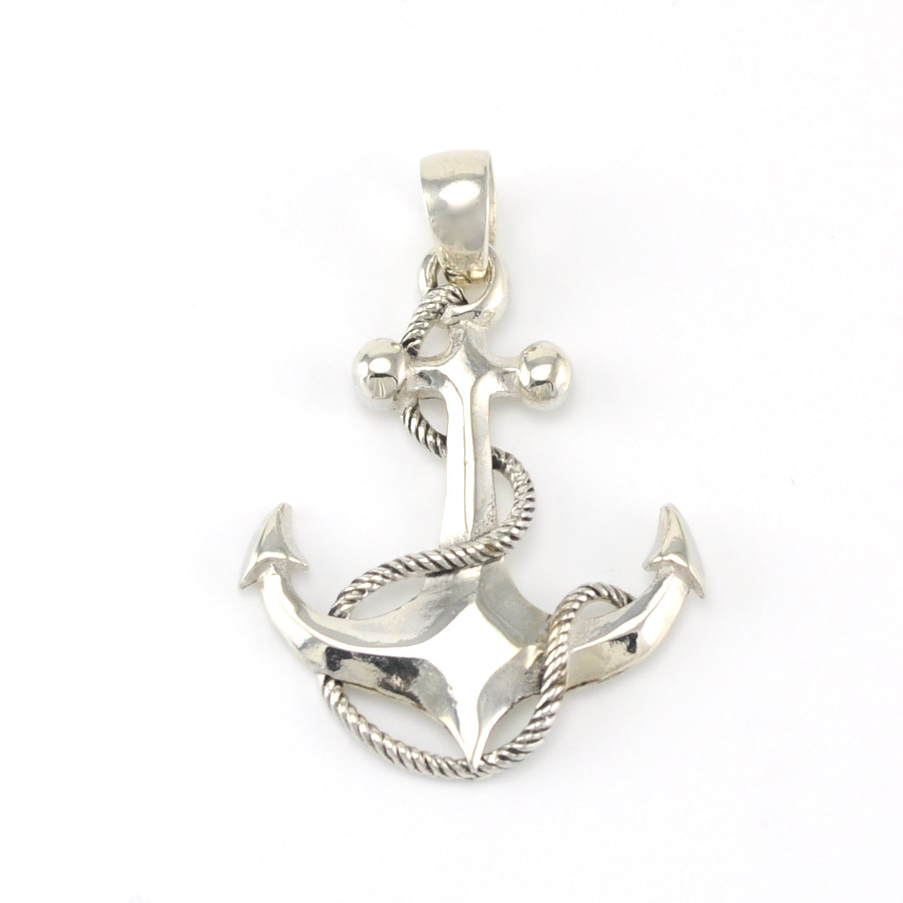 Sterling Silver Anchor Pendant