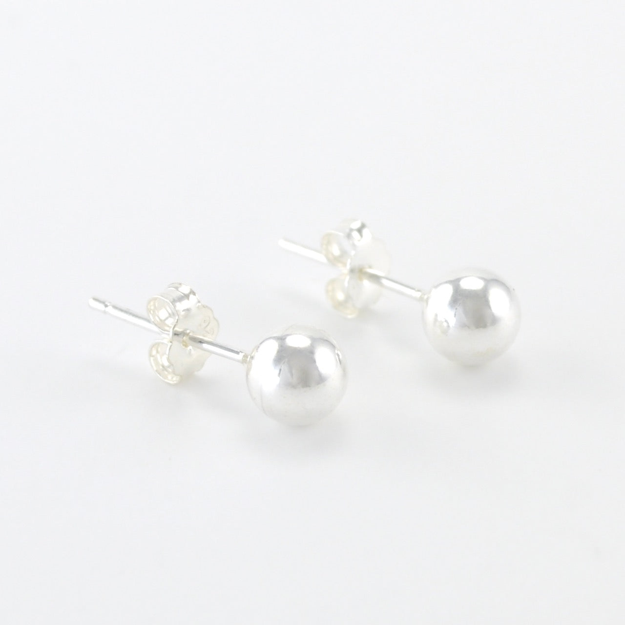 Sterling Silver 6mm Ball Post Earrings
