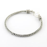 Silver 7" Bali Foxtail 3mm Bracelet