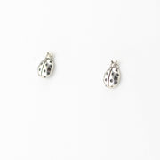 Silver Ladybug Post Earrings