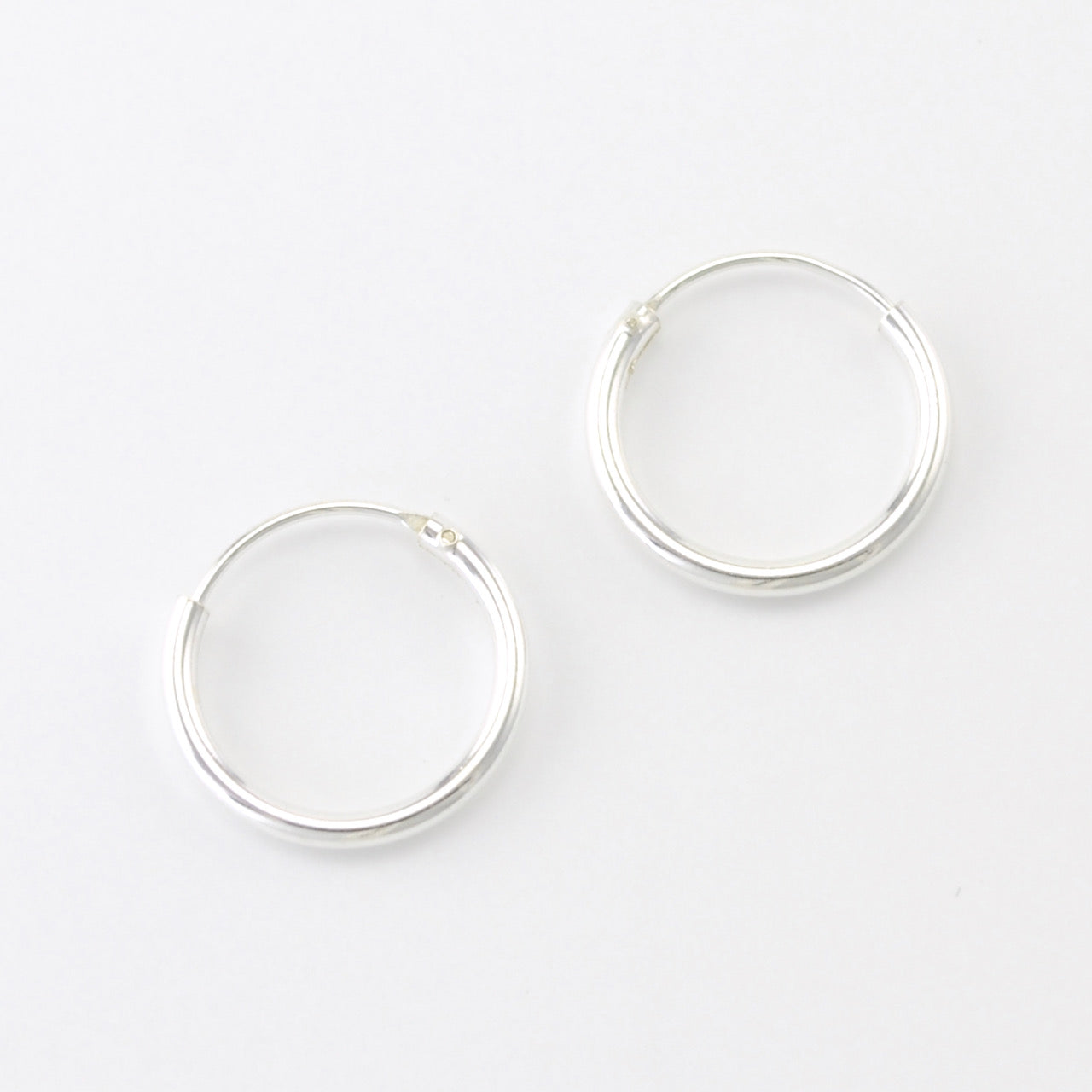 Silver 1.5x14mm Endless Hoop