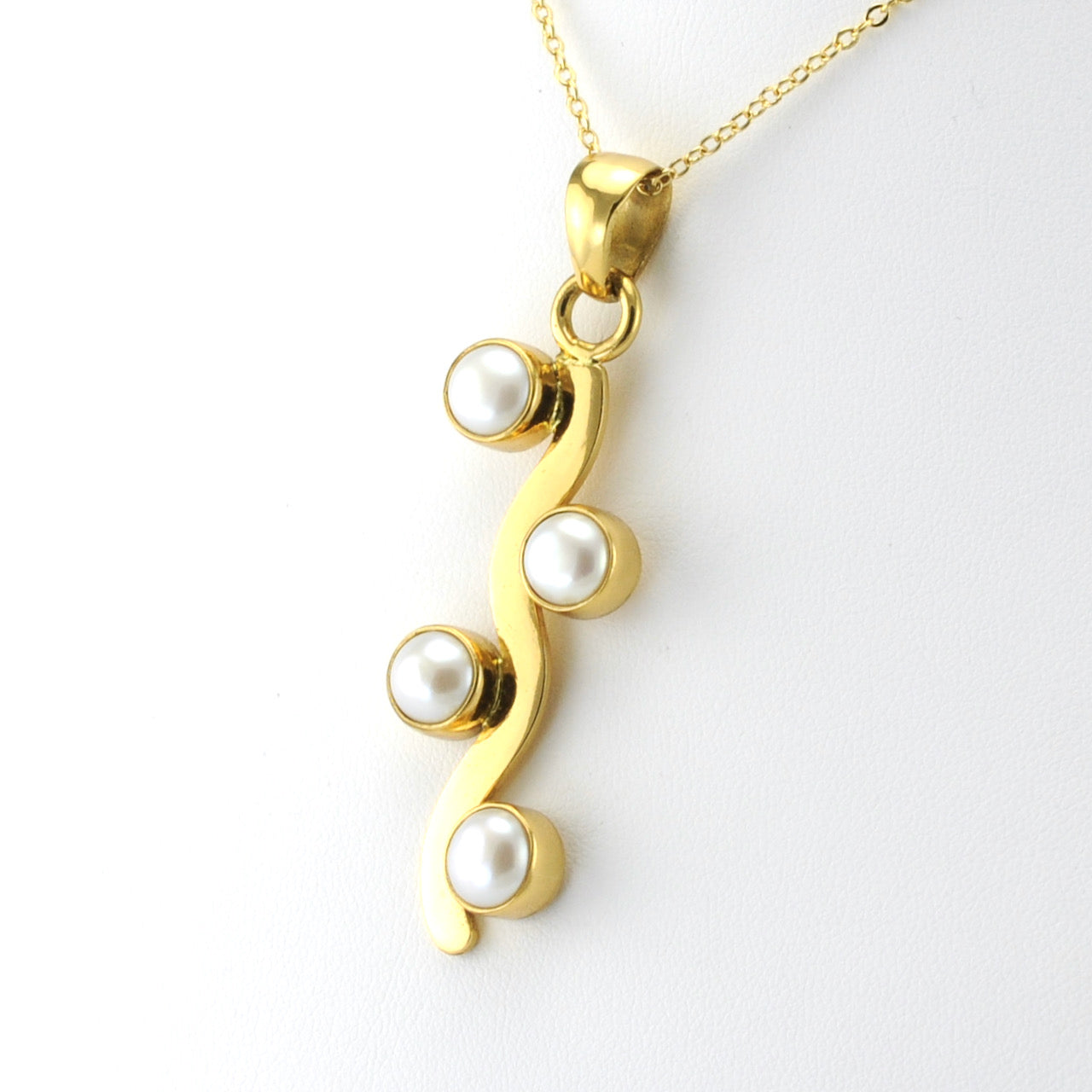 Alchemía 4 Pearl Wave Pendant