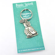 Handcrafted Pewter Owl Key Chain
