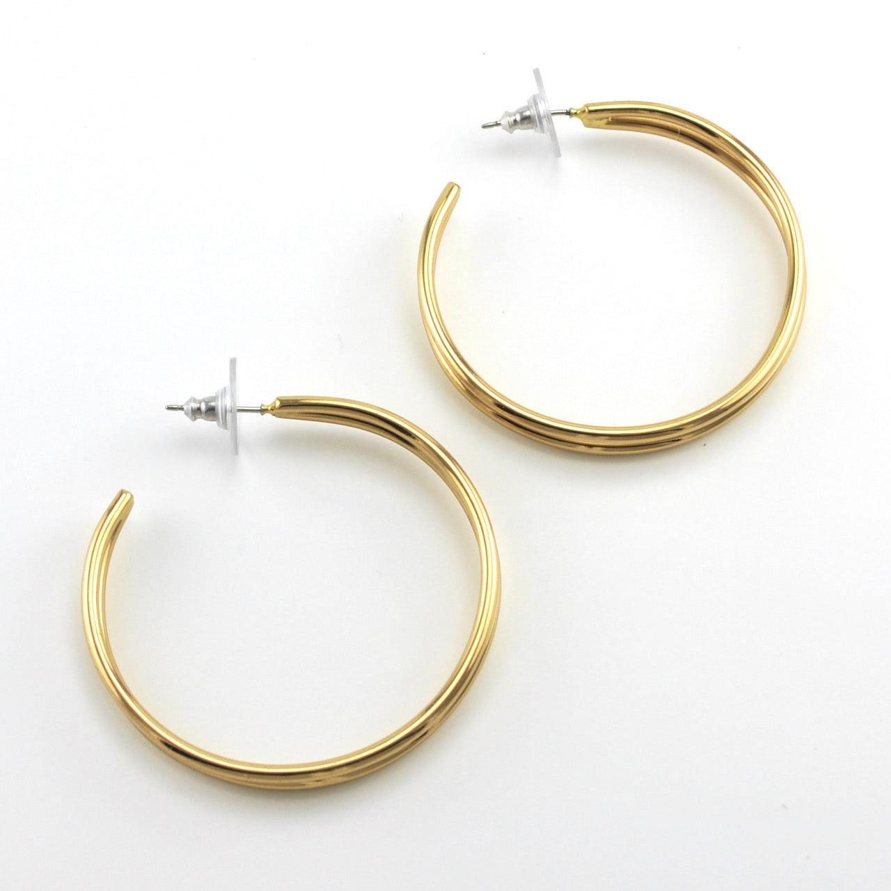 Alt View Alchemía 45mm Double Hoop Earrings
