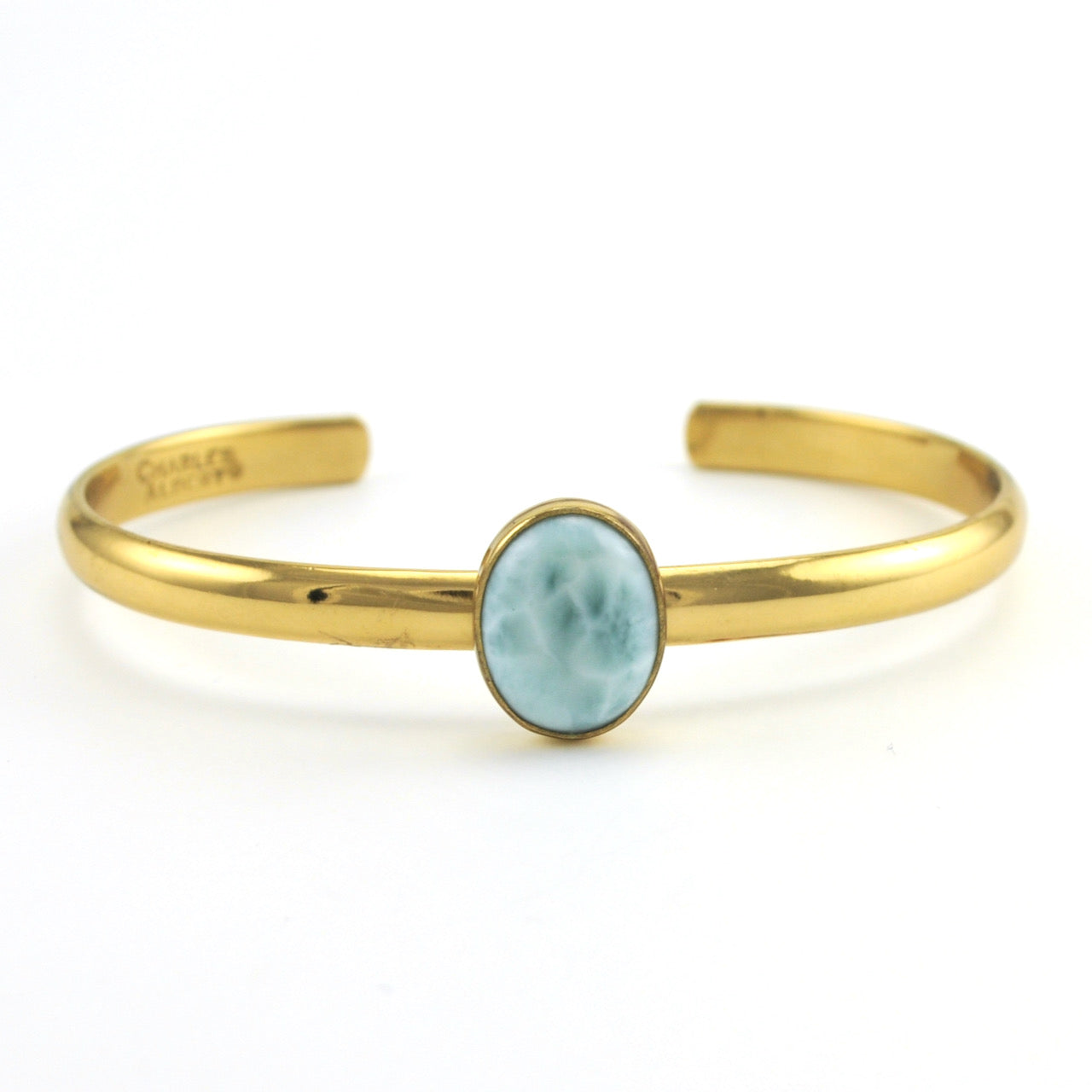 Alchemía Larimar Oval Cuff Bracelet