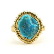 Alt View Alchemía Sleeping Beauty Turquoise Nugget Ring