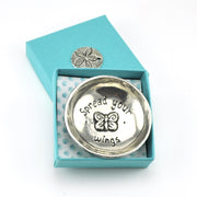 Handcrafted Pewter Butterfly Spread Your Wings Charm Bowl