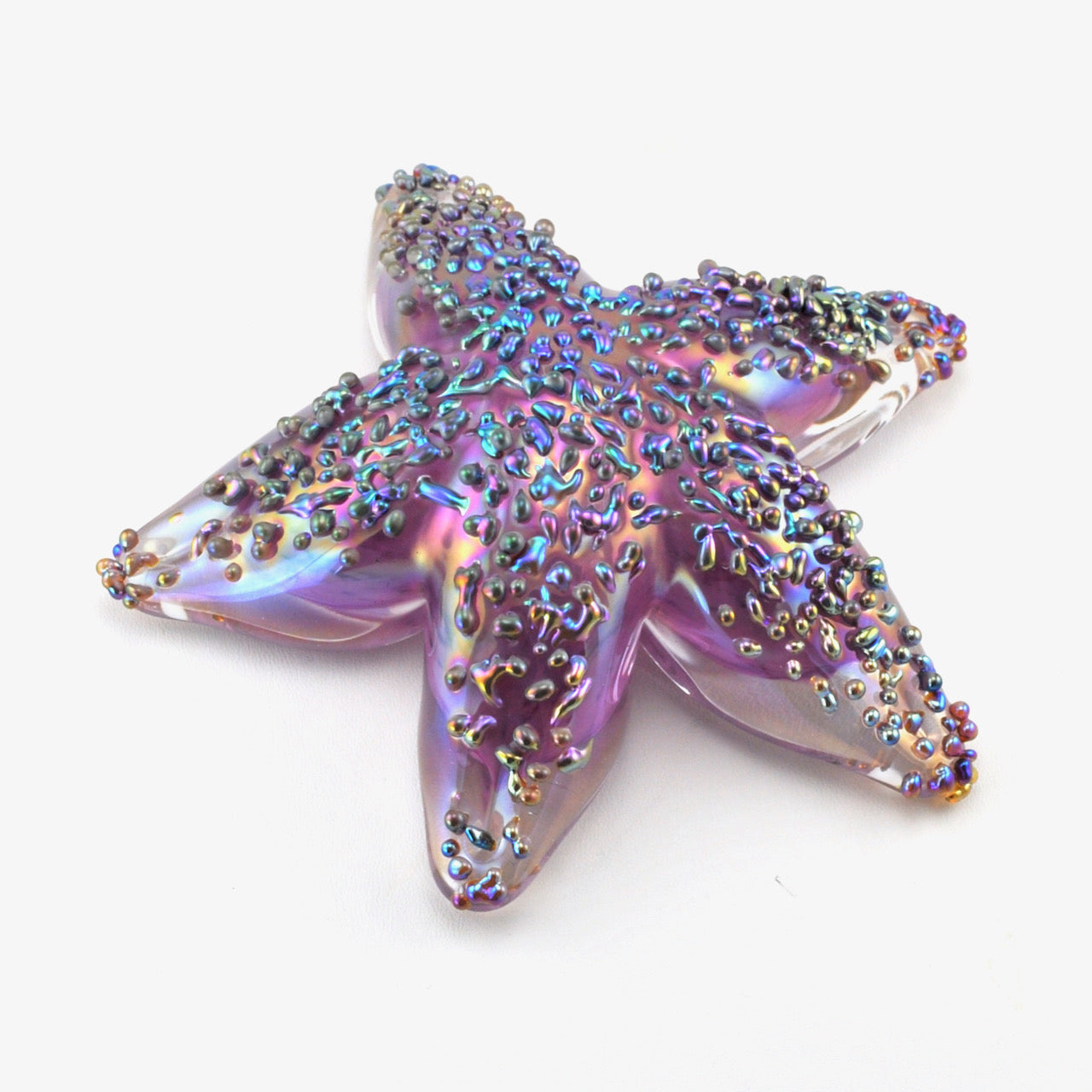 Glass Lilac Starfish