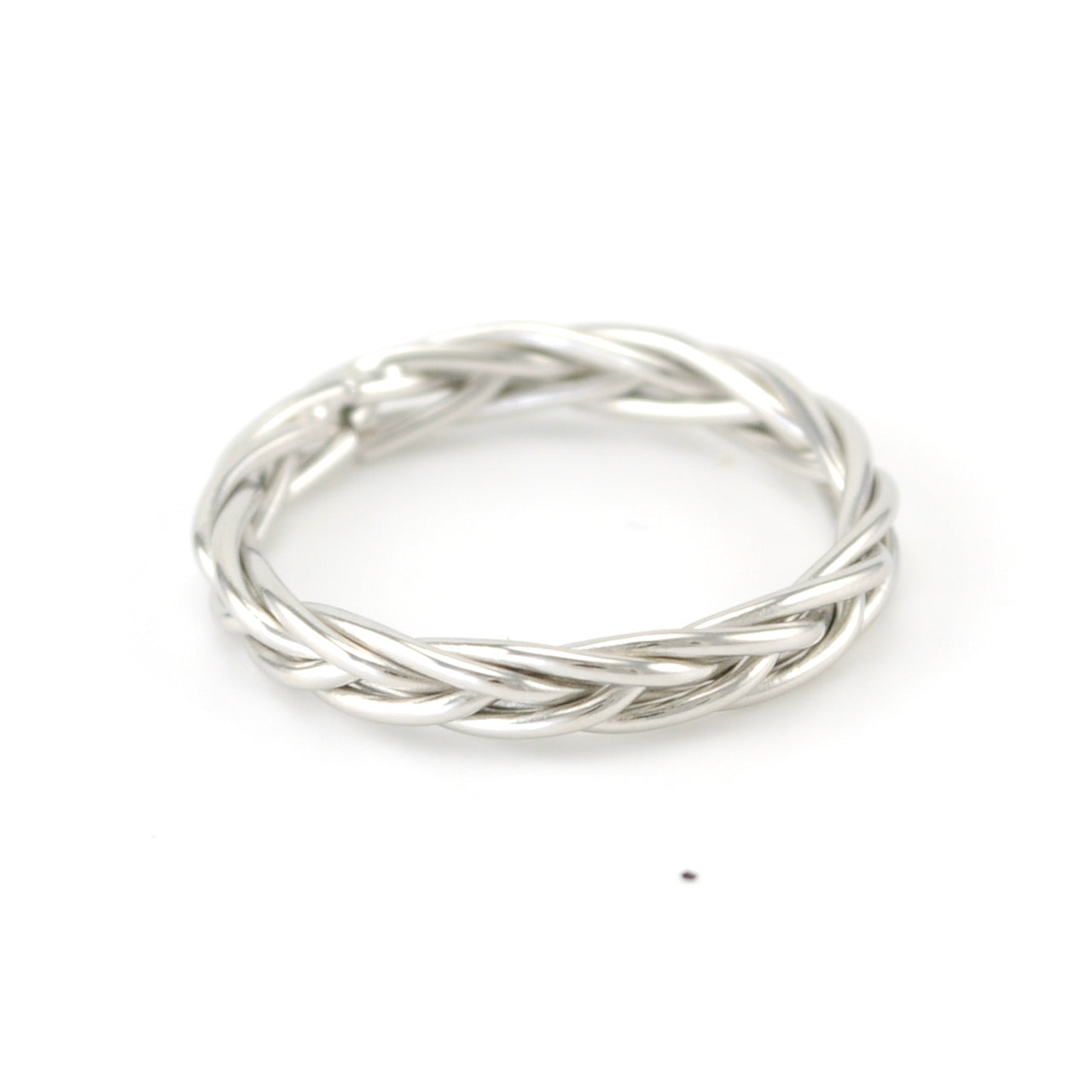 Silver Braided Band Size 10